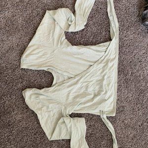 LULULEMON Tie up long sleeve top